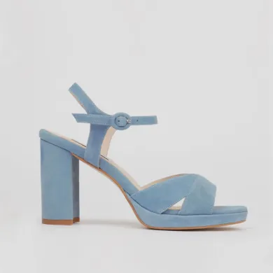 Sandalias fiesta color azul TERESA - LUISA TOLEDO sandalias