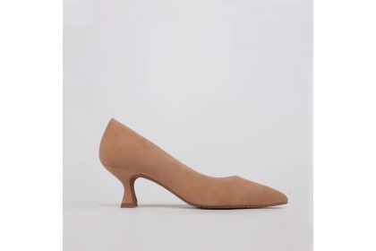 Nude shoes low heel NADIA - Luisa Toledo comfortable stilettos