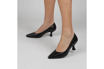 Low heel shoes black color NADIA - Kitten heel LUISA TOLEDO