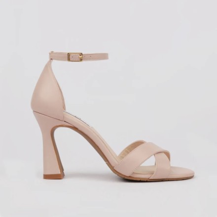 Sandalias piel nude CELINA ▻ Sandalias de vestir talon cerrado