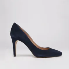 Zapatos azul marino tacón 9 cm. CLARA