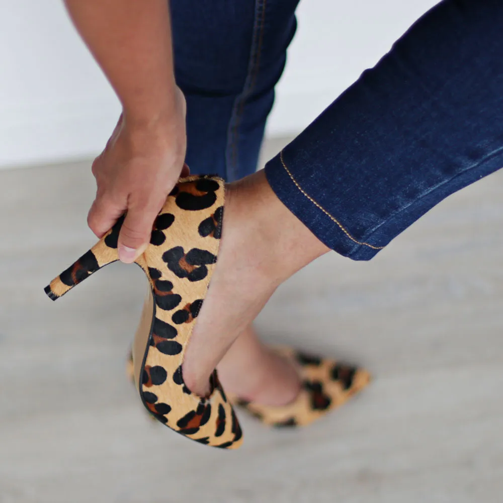 Zapatos leopardo tacón 9 cm. CLARA - Stilettos LUISA TOLEDO