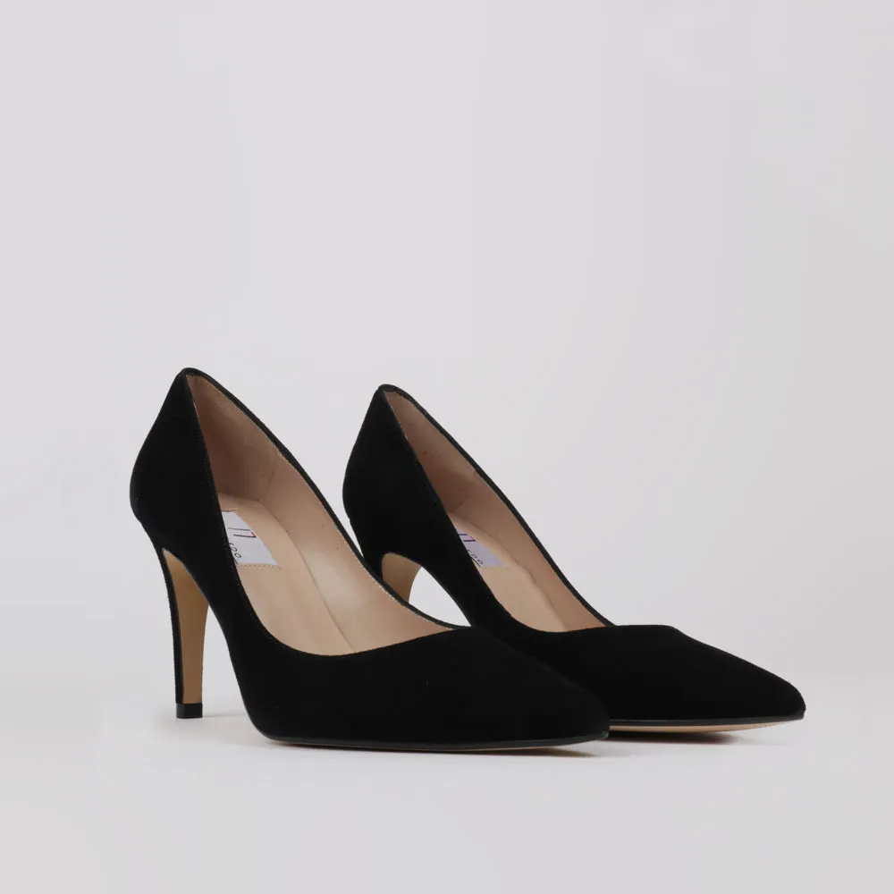 Zapatos negros tacón 9 cm. CLARA - Stilettos LUISA TOLEDO