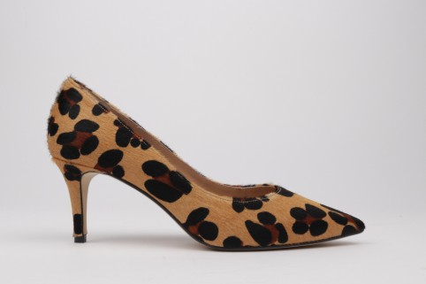 Zapatos leopardo ISABELA pelo potro estampado