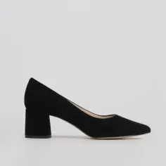 Zapatos tacón bajo negros EVA | Luisa Toledo stilettos cómodos