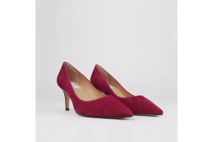 Purple suede ISABELA pumps shoes