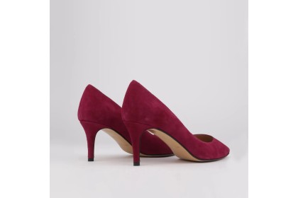 Purple suede ISABELA pumps shoes