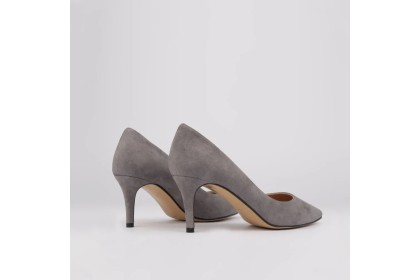 Heel shoes ISABELA grey suede