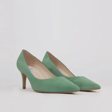 Zapatos verdes - Stilettos Luisa Toledo - Zapato verde menta