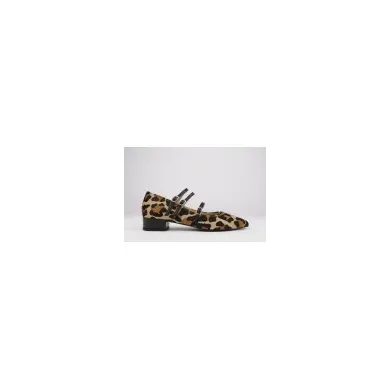 Leopard low heel shoes EMMA