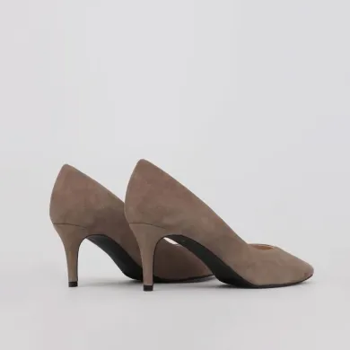 Comfortable stiletto | Taupe heel pumps shoes LUISA TOLEDO