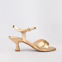 Golden sandals FATIMA - Women party sandals Luisa Toledo