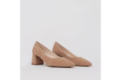Zapatos nude tacón bajo EVA