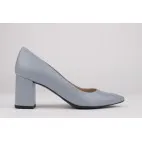 Zapatos de tacón ancho ALMA color azul gris