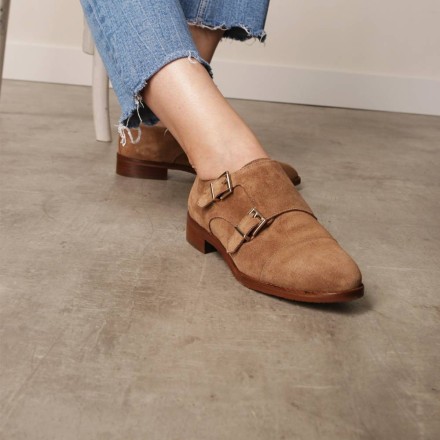 Zapatos planos mujer doble hebilla - LUISA TOLEDO shoes