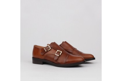 Zapatos marrones mujer doble hebilla - LUISA TOLEDO shoes