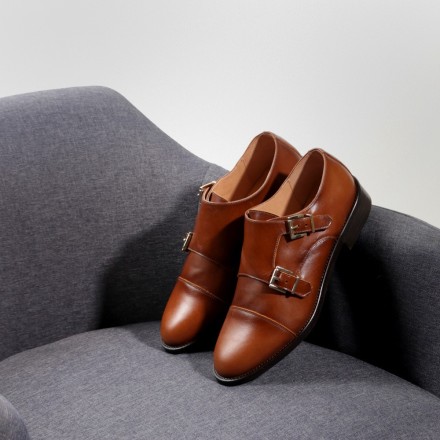 Zapatos marrones mujer doble hebilla - LUISA TOLEDO shoes