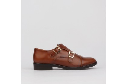 Zapatos marrones mujer doble hebilla - LUISA TOLEDO shoes