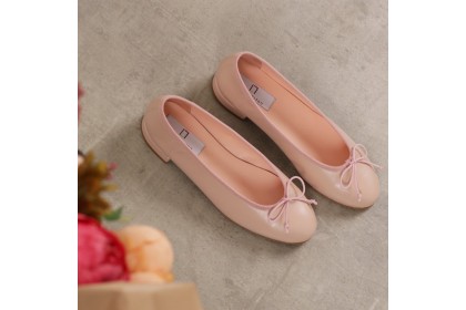 Ballet flats nude pink TAMARA - Collection woman flat shoes