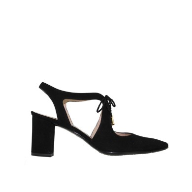 Zapatos abrochados SOFIA ante negro