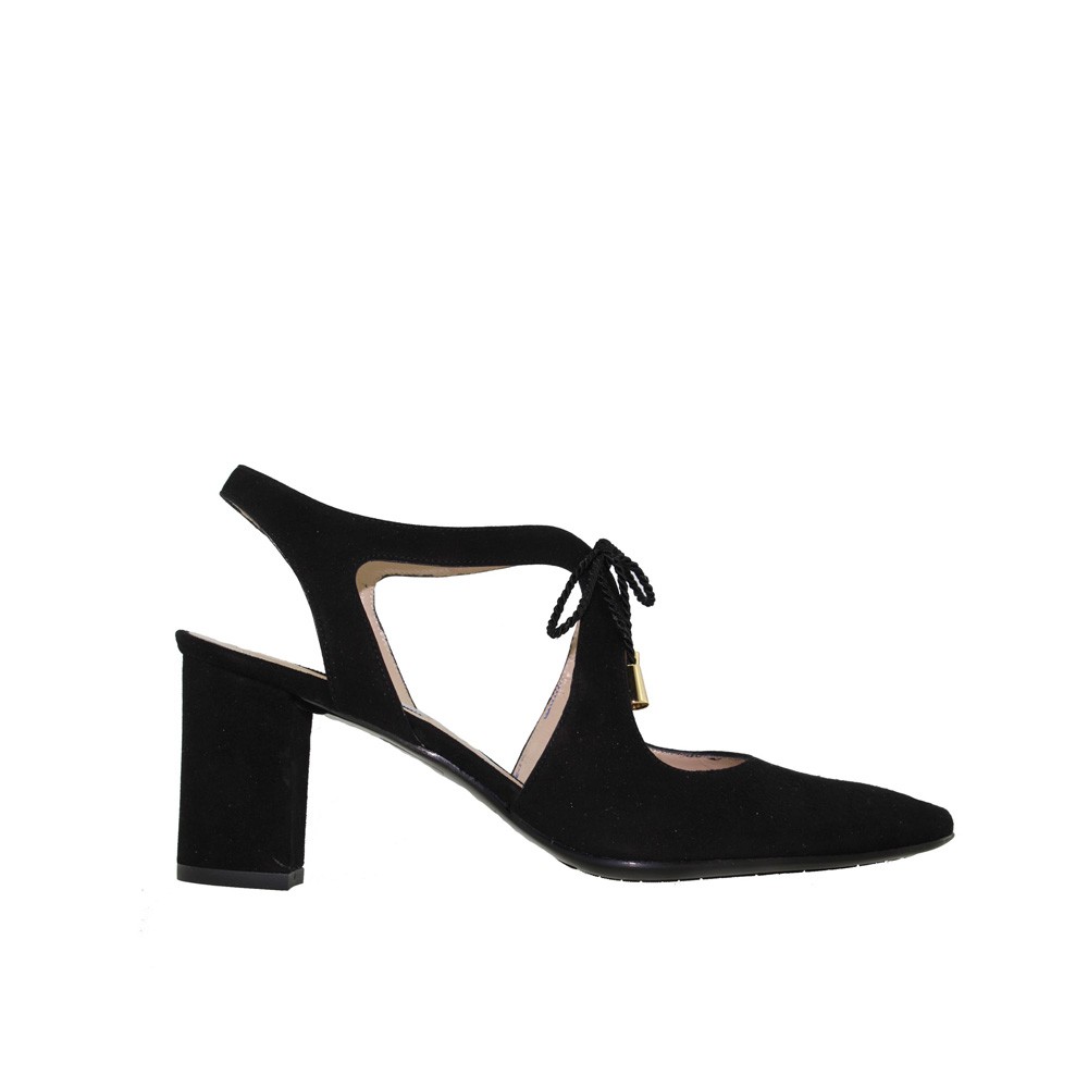 Zapatos abrochados SOFIA ante negro