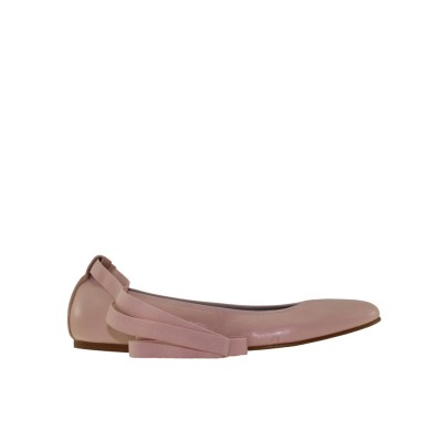 Ballet pumps lace-up ANDREA millenial pink