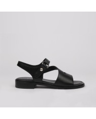 Sandalias negras planas mujer JUANA - LUISA TOLEDO