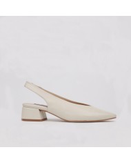 Zapatos destalonados color blanco PATRICIA - LUISA TOLEDO