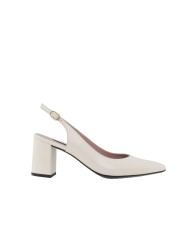 Zapatos destalonados OLGA color blanco