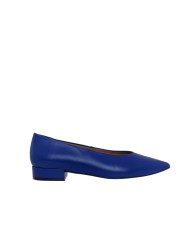 Bailarinas punta fina NOELIA piel azul klein