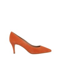 Zapatos de tacón ante naranja ISABELA