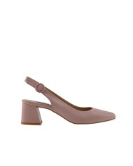Zapatos destalonados piel rosa CAMILA