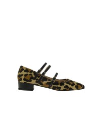 Zapatos leopardo tacón bajo detalle hebillas EMMA