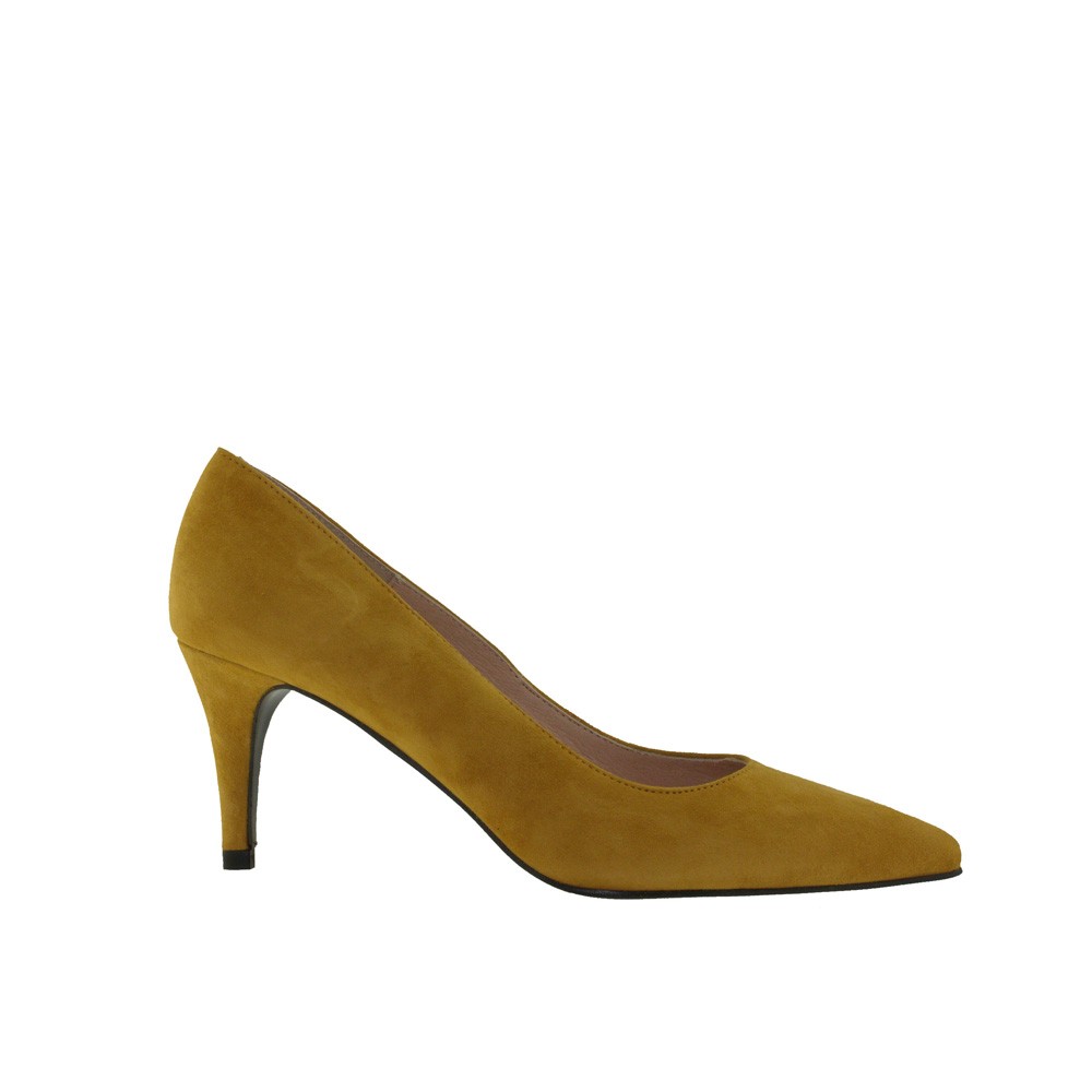 Stilettos cómodos ISABELA ante mostaza