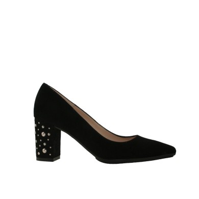 Stilettos tacón bloque detalle tachas ADRIANA