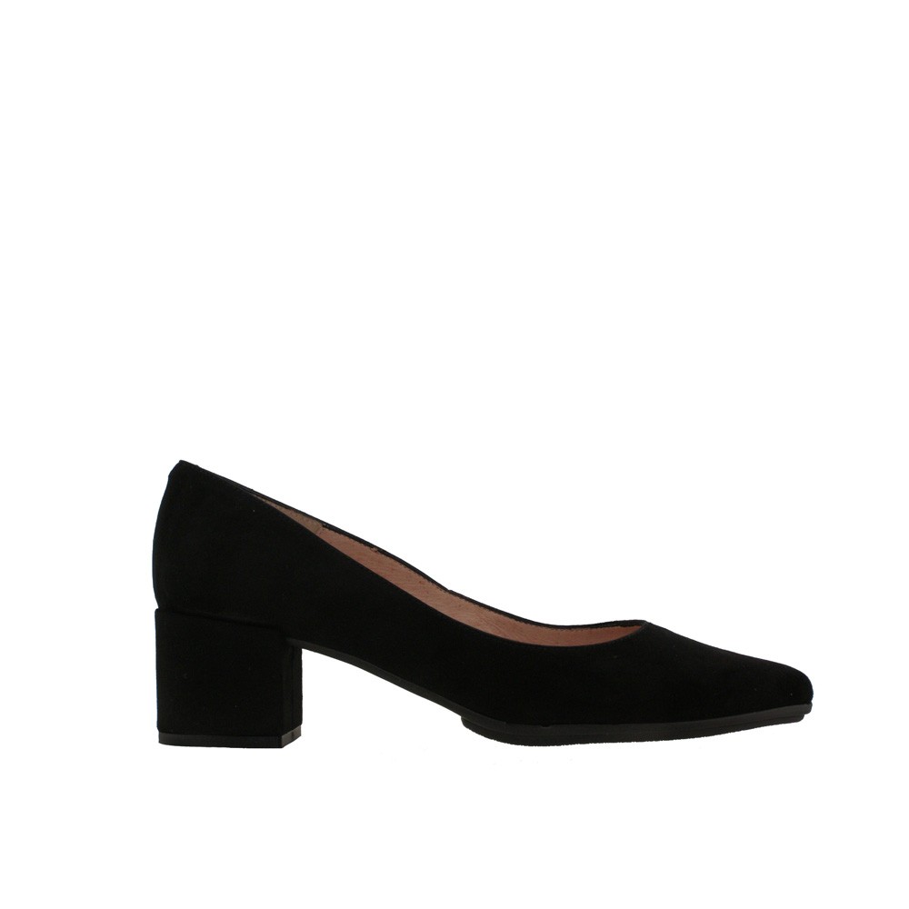 Zapatos negros tacón bajo GALA