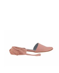 Mules satín rosa coral SARA