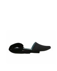 Mules lazada satén negro SARA