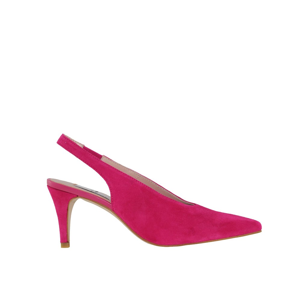 Zapatos talón abierto MARIA ante buganvilla