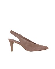 Zapatos talón abierto MARIA ante natural