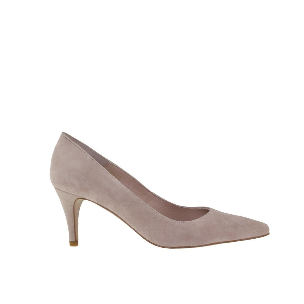 Zapatos tacón medio ISABELA ante rose