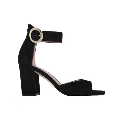 Sandalias detalle hebillas ANNA negro