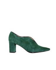 NINA suede green shoes