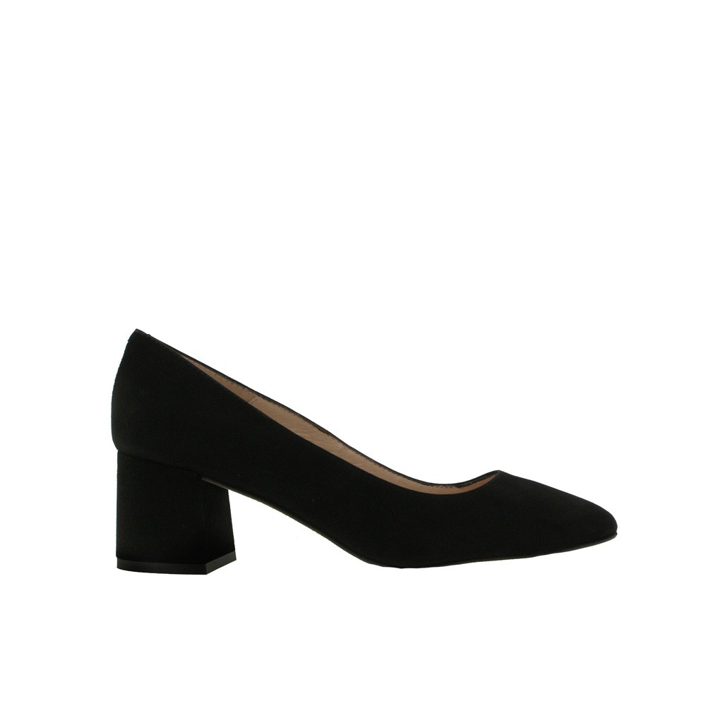 Zapatos tacón bloque OLIVIA ante negro