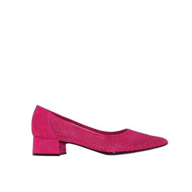 Zapatos salón tacón bajo MARTINA buganvilla