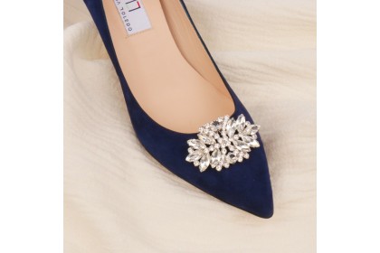 Removable shoe brooches ✓ Silver jewel charms Luisa Toledo
