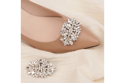Removable shoe brooches ✓ Silver jewel charms Luisa Toledo