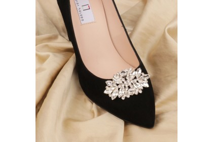 Removable shoe brooches ✓ Silver jewel charms Luisa Toledo