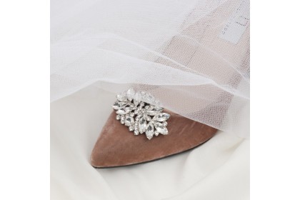 Removable shoe brooches ✓ Silver jewel charms Luisa Toledo