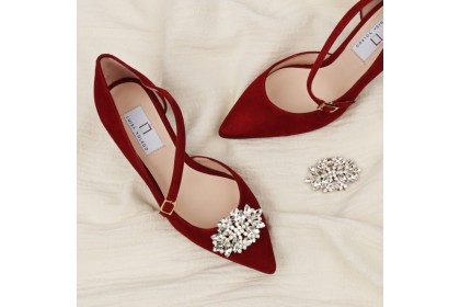 Removable shoe brooches ✓ Silver jewel charms Luisa Toledo